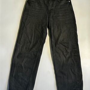 H&M Men's Dark Charcoal Relaxed Jeans